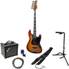 Image de Sire Marcus Miller V5R 4-String Tobacco Sunburst Pack Débutant Basse Électrique