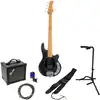 Image de Sire Marcus Miller Z3 5-String Sparkle Black Pack Débutant Basse Électrique 5 Cordes