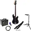 Image de Slick Guitars SLPB Black Pack Débutant Basse Électrique