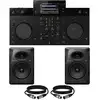 Image de AlphaTheta XDJ-AN + enceintes de monitoring + câbles