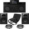 Image de AlphaTheta XDJ-AN + enceintes de monitoring + câbles + sacoche