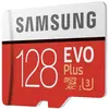 Image de Samsung MB-MC128GA/EU Carte mémoire MicroSD Evo Plus 128G avec adaptateur SD - Rouge/Blanc