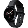 Image de Montre connectée Samsung Galaxy Watch Active2 40 mm Boîtier Acier Bracelet en cuir Noir Diamant en occasion ou reconditionné