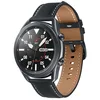 Image de Samsung Galaxy Watch3 Montre connectée Bluetooth, boîtier 45 mm Acier, Bracelet en Cuir, détection de Chute, Suivi du Sport, 53,8 g, Batterie 340 mAh, IP68, Mystic Black Version FR