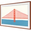 Image de SAMSUNG Cadre TV The Frame 65 - Rouge Brique - VG-SCFA65TRCXC