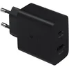 Image de Samsung EP-TA220NBEGEU Chargeur 35 W Duo, USB, Noir Pour Apple iPhone SE