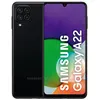 Image de Samsung Galaxy A22 - 4G smartphone - double SIM - RAM 4 Go / Mémoire interne 64 Go - microSD slot - OLED display - 6.4" - 1600 x 720 pixels - 4x caméras arrière 48 MP, 8 MP, 2 MP, 2 MP - front camera 13 MP - noir en occasion ou reconditionné