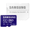 Image de Samsung PRO Plus MB-MD512KA - Carte mémoire flash (adaptateur microSDXC vers SD inclus(e)) - 512 Go - A2 / Video Class V30 / UHS-I U3 / Class10 - microSDXC UHS-I - bleu en occasion ou reconditionné