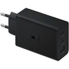 Image de Samsung EP T6530 Adaptateur Secteur 65 Watt 3 A PD 3.0, SFC 2.0 3 connecteurs de Sortie (USB, 2 x USB C) Noir