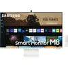 Image de Samsung Smart Monitor M8 32’’ en resolution UHD 4K. Le 1er écran tout-en-un pour accéder facilement à vos applications de divertissement et travail. LS32BM801UUXEN