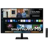 Image de Samsung Smart Monitor M5 32’’ en resolution Full HD. Le 1er écran tout-en-un pour accéder facilement à vos applications de divertissement et travail. LS32BM502EUXEN