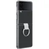 Image de Coque en silicone avec anneau pour Samsung Galaxy Z Flip 4 Transparent en occasion ou reconditionné
