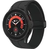Image de Samsung Galaxy Watch5 Pro, Runde LTE Smartwatch, Wear OS, Outdoor-Fitnessuhr, Fitness-Tracker, 45 mm, Titanium Black