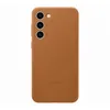 Image de Coque en Cuir pour Samsung Galaxy S23+ 5G Beige Crème
