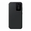 Image de Samsung EF-ZS911 Étui portefeuille Smart View pour smartphone Galaxy S23 avec compartiment pour cartes et fenêtre de visualisation Noir
