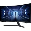 Image de Samsung Ecran PC Odyssey G55T 34'' 165Hz, 1ms, Dalle VA 1000R, UWQHD 3440x1440, 2500:, 250cd/m2, AMD FreeSync Premium, Pied Ajustable,HDMI, DisplayPort
