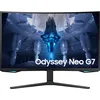 Image de Samsung Ecran PC Odyssey Neo G7 32" 165Hz, 1ms, Dalle VA - MiniLED Incurvé 1000R, Résolution UHD 4K 3840 x 2160,1 000 000:1, 300cd/m², FreeSync Premium Pro, Pied Ajustable, HDMI, DisplayPort