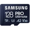 Image de Samsung Carte Mémoire MicroSDXC, PRO Ultimate MB-MY128SA/WW, 128 Go, vitesse de lecture jusqu'à 200 Mo/s, fournie avec adaptateur SD