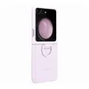 Image de Coque en Silicone avec Anneau pour Samsung Z Flip 5 Lavande