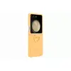 Image de Coque SAMSUNG Z Flip 5 avec anneau sillicone Abricot