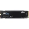 Image de Samsung SSD Interne 990 EVO NVMe M.2 PCIe 4.0 x 4 / 5.0x2, 2 To, Vitesse de lecture jusqu'à 5000 Mo/s, Idéal pour le gaming et la bureautique, MZ-V9E2T0BW