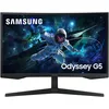 Image de Samsung Ecran PC Odyssey G55C 27’’, 165Hz , 1ms, Dalle VA Incurvée 1000R, QHD : 2560x1440, 2500:1,HDR10, AMD FreeSync, Auto Source Switch +, Pied Ajustable, DisplayPort, HDMI