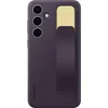Image de Coque en silicone avec lanière pour Samsung Galaxy S24+ Violet Foncé en occasion ou reconditionné
