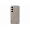 Image de Samsung Standing Grip EF-GS921 Étui de Protection pour Smartphone Galaxy S24 avec Support pour Les Doigts, Design Fin, Taupe