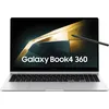 Image de Samsung Galaxy Book4 360 Ordinateur portable 15.6'', Intel Evo Platform   Intel Core Ultra 7, 16Go RAM 512Go SSD Intel Graphics, Argent, clavier AZERTY FR