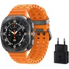 Image de SAMSUNG Galaxy Watch Ultra LTE 47 mm + Chargeur   Montre intelligente avec surveillance de la santé, suivi du sport, orange (version espagnole)
