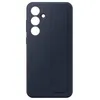 Image de Coque en silicone avec lanière pour Samsung Galaxy S24 FE Bleu foncé