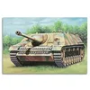 Image de Poster vintage de la Seconde Guerre mondiale Jagdpanzer IV L-48 (Sd.Kfz. 162) - Impression sur toile murale moderne pour chambre à coucher - 30,5 x 45,7 cm