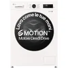 Image de LG W4NX1095NWB Série X1 Machine à laver et sèche-linge classe A/E, 1400 tr/min, Wi-Fi, haut amovible, vapeur Allergy Care, technologie 6 Motion Direct Drive, blanc