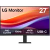 Image de LG 27U421A-B Ecran PC bureautique 27" - Dalle IPS résolution FHD (1920x1080), 5ms 100Hz, HDR 10, sRGB 99% (CIE1931), inclinable, HDMI 2.0, USB-C (15W)