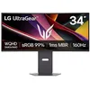 Image de Ecran PC Gamer Incurvé - LG - 34’’ - QHD - 160Hz - Dalle VA - 5ms - Ajustable en hauteur - 34G600A-B