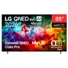 Image de LG 85QNED72B6A - TV 85", 4K QNED MiniLED, sans reflets à 94 %, Smart TV, WebOS 26, processeur  7 AI Gen9, 4K Super Upscaling, HDR10 et Dolby Digital Plus, Alexa/Google Assistant, Noir