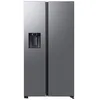 Image de Samsung RS70F64KETEF, Réfrigérateur américain 640 L, Side by Side, inox Platinum, distributeur eau glaçons, Wi Fi + Froid ventilé