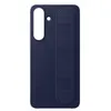 Image de Coque en silicone avec lanière et fonction Stand Bleu Marine pour Samsung Galaxy S25 FE en occasion ou reconditionné