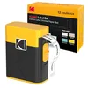 Image de Kodak New Label Era M50 Imprimante Instantanée d'étiquettes (Blanc, Imprimeur avec 1 Rouleau Autocollant Label + 12 Rouleaux, Blanc 9 Rouleaux, Rose/Vert/Jaune 1 Rouleau chacun)