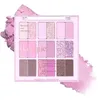 Image de dasique Palette d'ombres #18 Smoothie aux baies - Végétalien - Sans cruauté envers les animaux - 18 nuances mélangables dans des finitions lisses, mates et scintillantes avec de belles perles