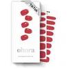 Image de ohora Bandelettes de gel semi-durcies pour ongles (N brique teintée)   Rouge, Teinté, 30 pièces pour 2 cycles   Compatible avec lampe UV, qualité professionnelle, durable et facile à appliquer