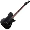 Image de Cort Guitare électrique 6 cordes à corps solide, droite, noir satiné, complet (MBM1SBLK)