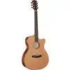 Image de Cort Flow-OC Natural Satin guitare électro-acoustique folk avec housse