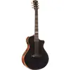 Image de Cort Limited Edition Modern Black Trans Black Gloss guitare électro-acoustique folk avec étui
