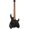 Image de Cort Space G6MS Semi Gloss Trans Black guitare électrique sans tête multi-scale avec housse