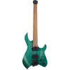 Image de Cort Space G6MS Semi Gloss Turquoise guitare électrique sans tête multi-scale avec housse