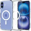 Image de Spigen Coque pour iPhone 16, Ultra Hybrid MagFit, [Anti-jaunissement] 6,1 Pouces - Blanc