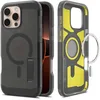 Image de Spigen Coque pour iPhone 16 Pro Max, Tough Armor (AI) MagFit, [Inspiré par l'IA] 6,9 Pouces - Frost Noir