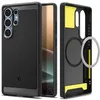 Image de Spigen Rugged Armor MagFit Coque Compatible avec Samsung Galaxy S25 Ultra - Noir Mat