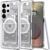 Image de Spigen Ultra Hybrid MagFit Coque Compatible avec Samsung Galaxy S25 Ultra - Zero One Blanc